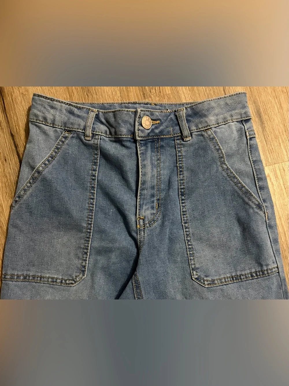 Cato (Charlotte) - Wide Leg Denim Jeans - Size 12